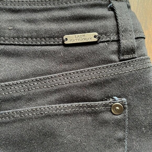 Lady hathaway black jeansslim fit size 4 x30​​​ - Picture 6 of 6
